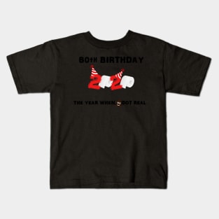 60th Birthday 2020 Lockdown Kids T-Shirt